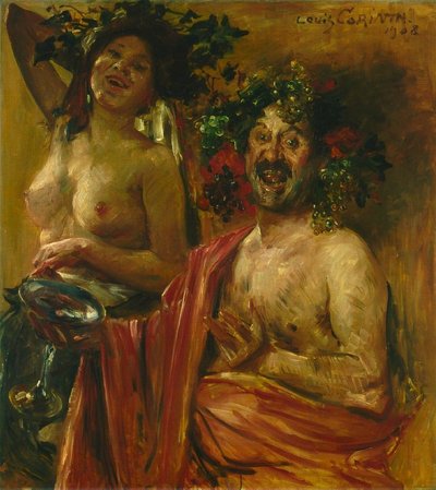 Bacchante Couple by Lovis Corinth